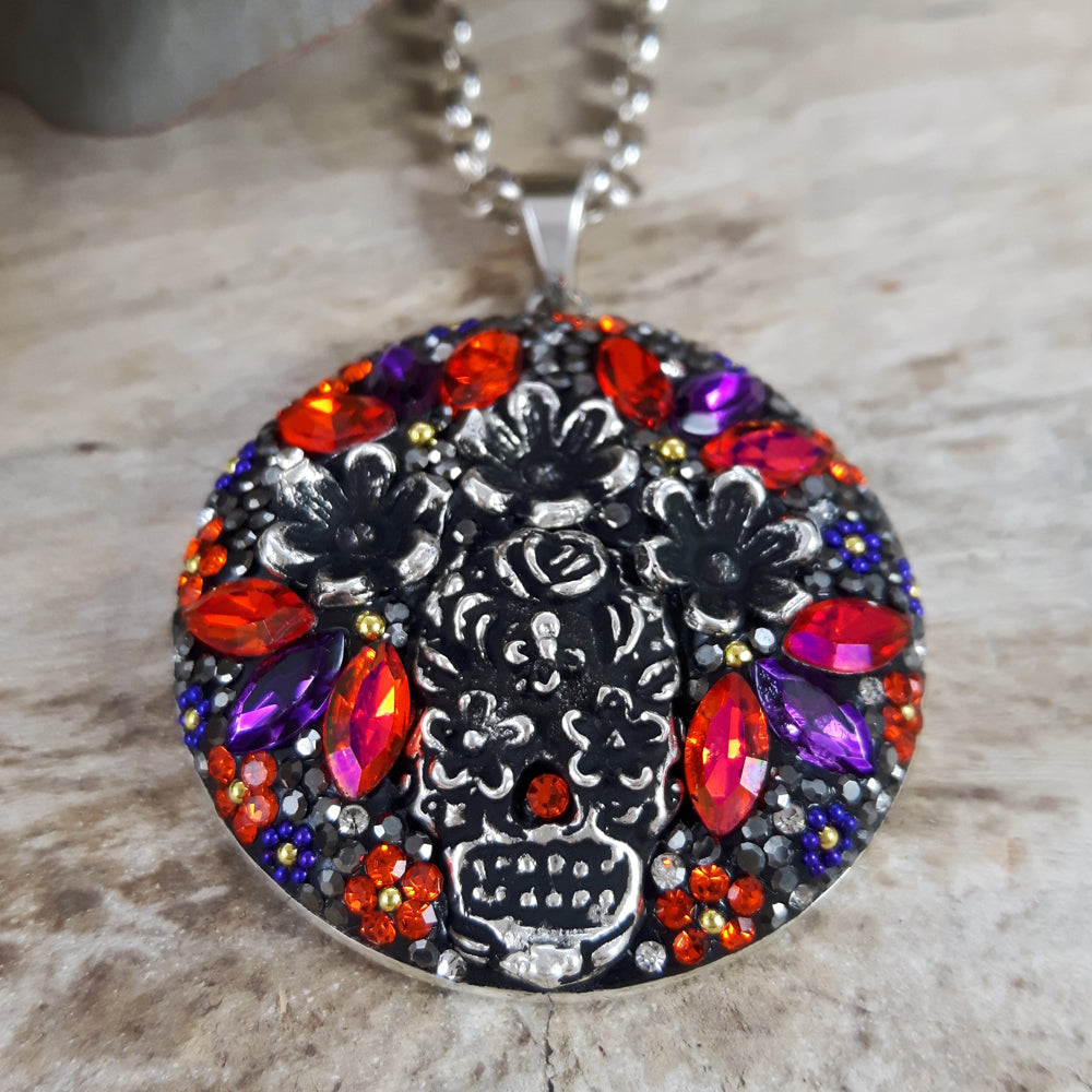 Allegra Catrina Ruby Disc Pendant