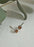 Allegra Amber Tiny Stud Earrings