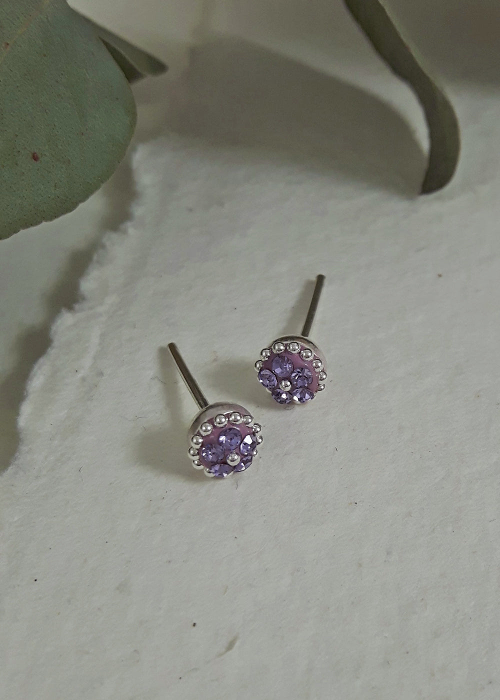 Allegra Tanzanite Tiny Stud Earrings