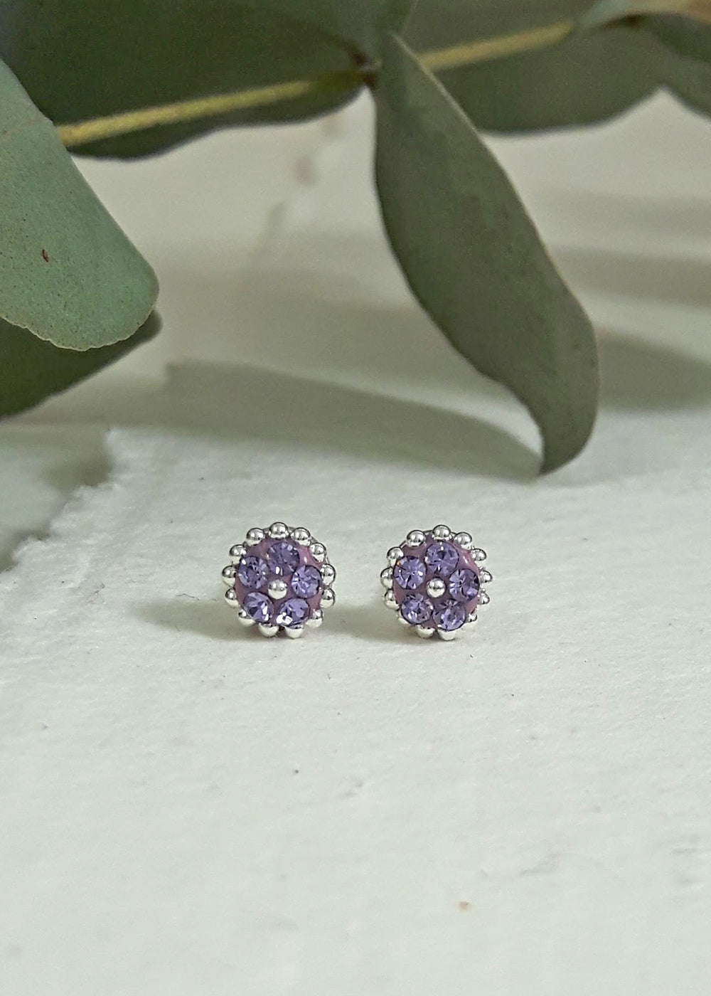 Allegra Tanzanite Tiny Stud Earrings