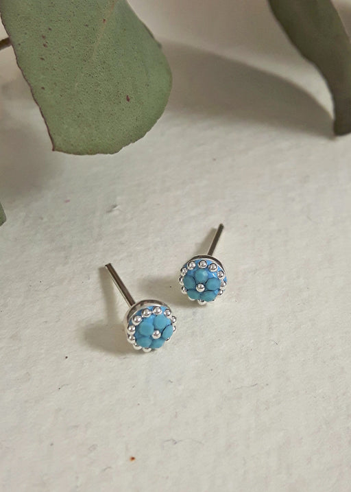 Allegra Turquoise Tiny Stud Earrings