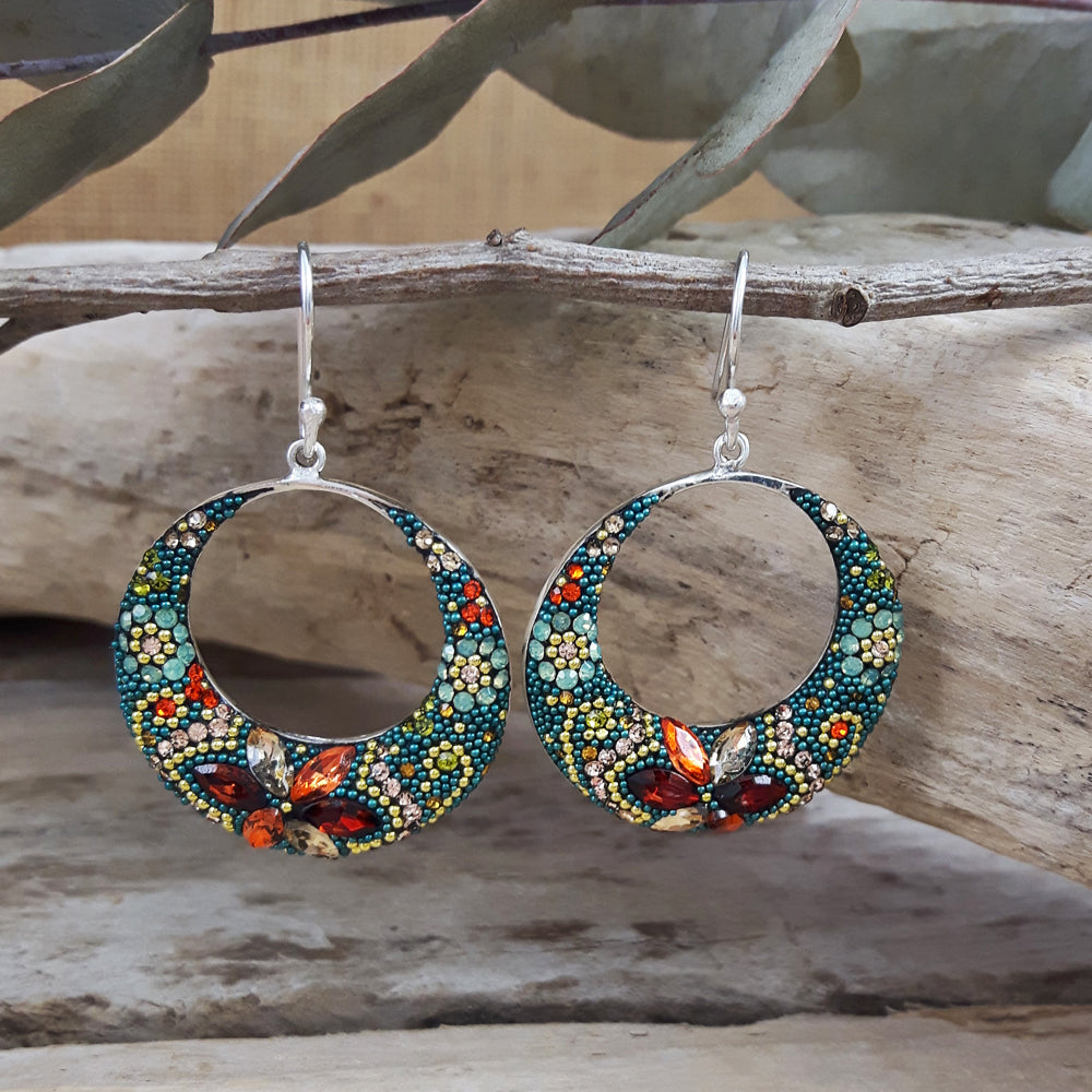 Allegra Hoop Vintage Dream Earrings