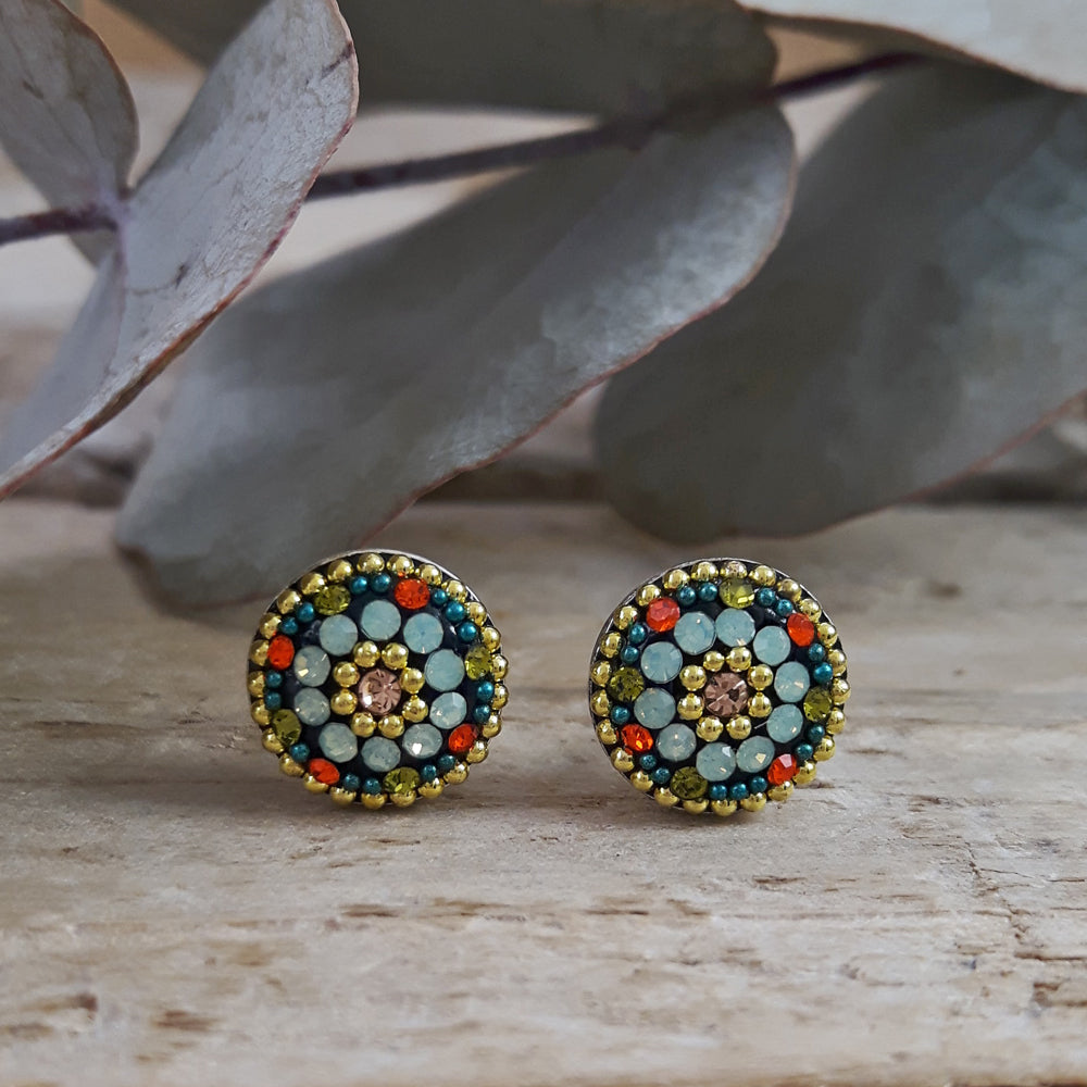 Allegra Vintage Dream Round Stud Earring