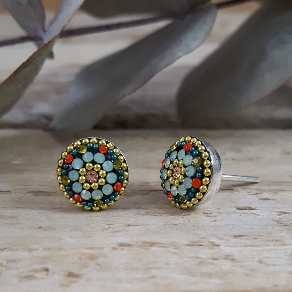 Allegra Vintage Dream Round Stud Earring