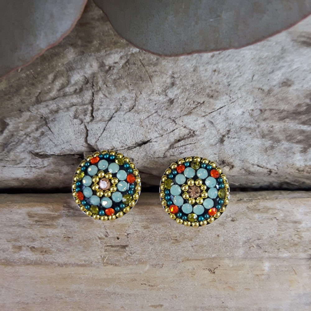 Allegra Vintage Dream Round Stud Earring