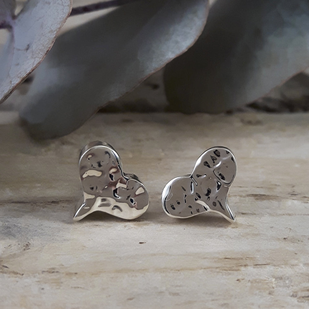 Allure Heart Stud Earrings