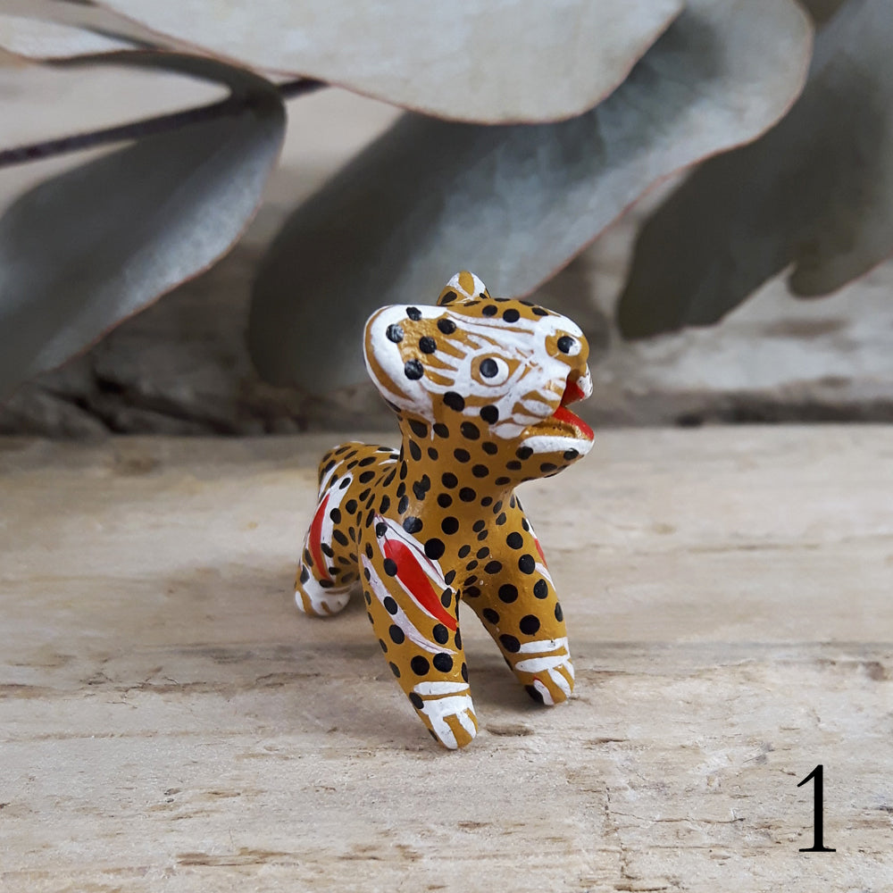 Balam, Hand Painted Ceramic Jaguars