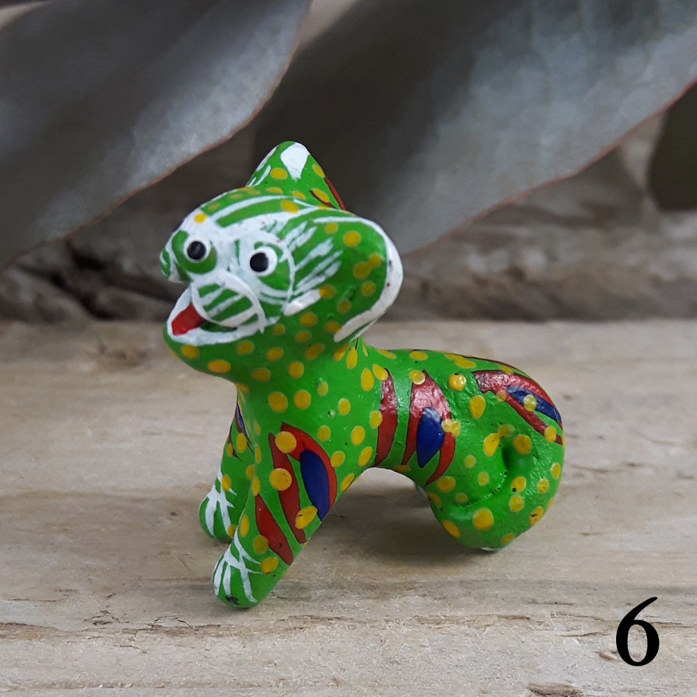 Balam, Hand Painted Ceramic Jaguars