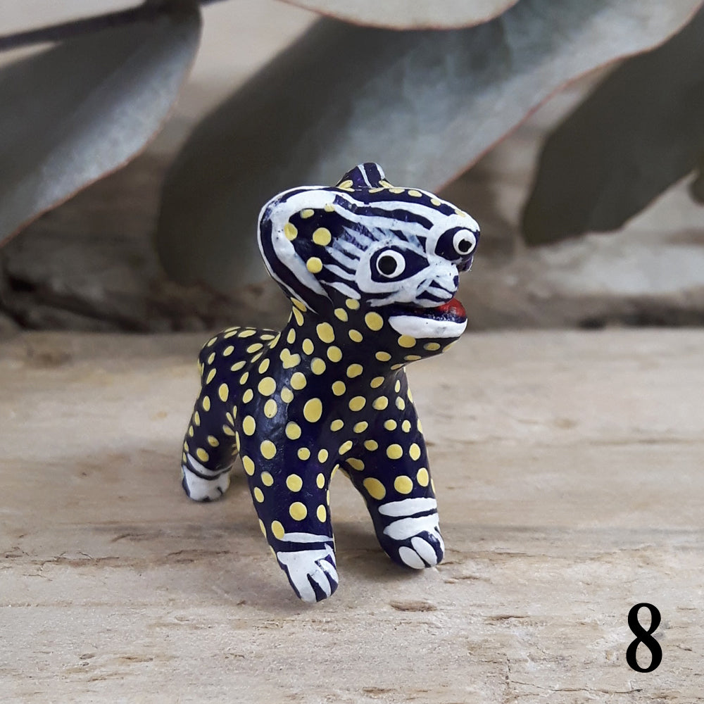 Balam, Hand Painted Ceramic Jaguars