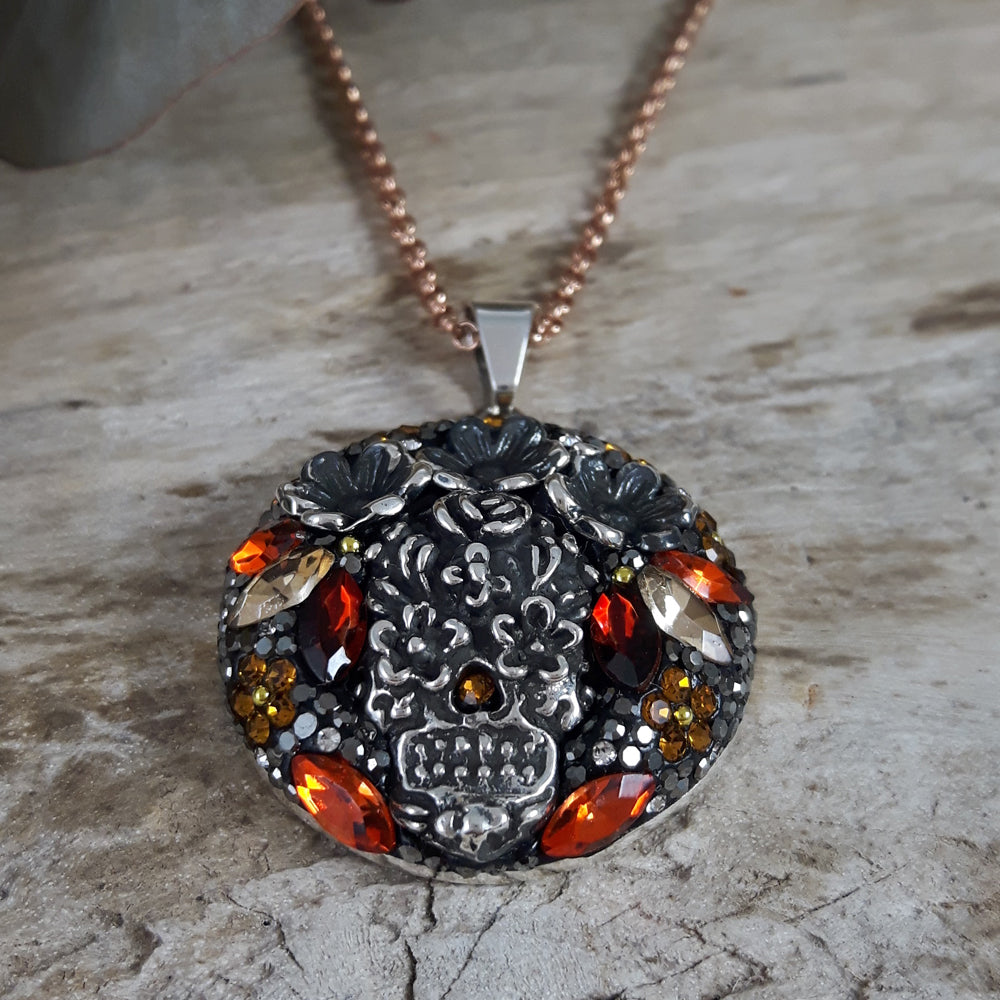 Allegra Catrina Small Vintage Disc Pendant