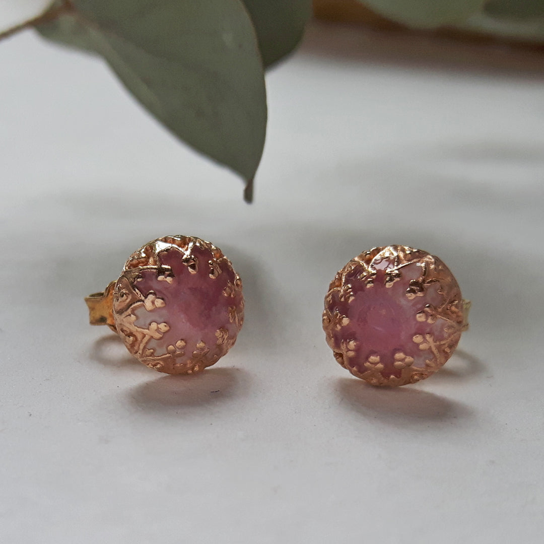 Barbara Haas Copetta Filigran Rose Au Studs