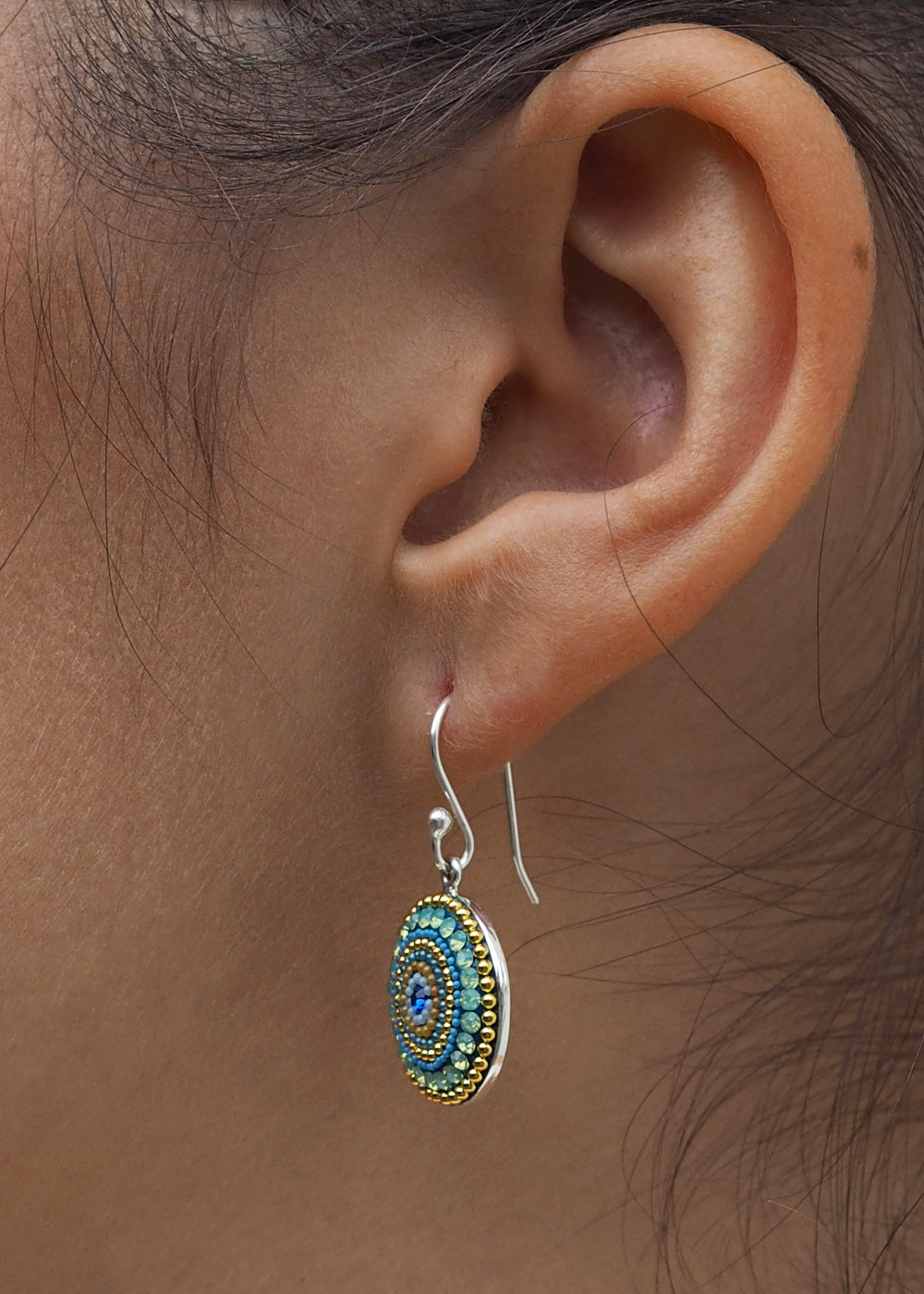 Allegra Amalfi Dream Coin Drop Earrings