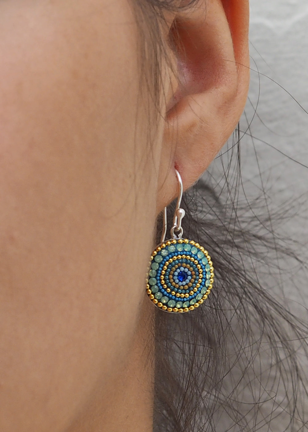 Allegra Amalfi Dream Coin Drop Earrings