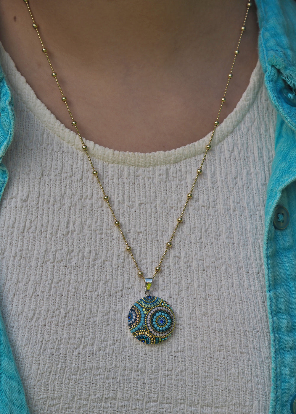 Allegra Amalfi Dream Disc Pendant