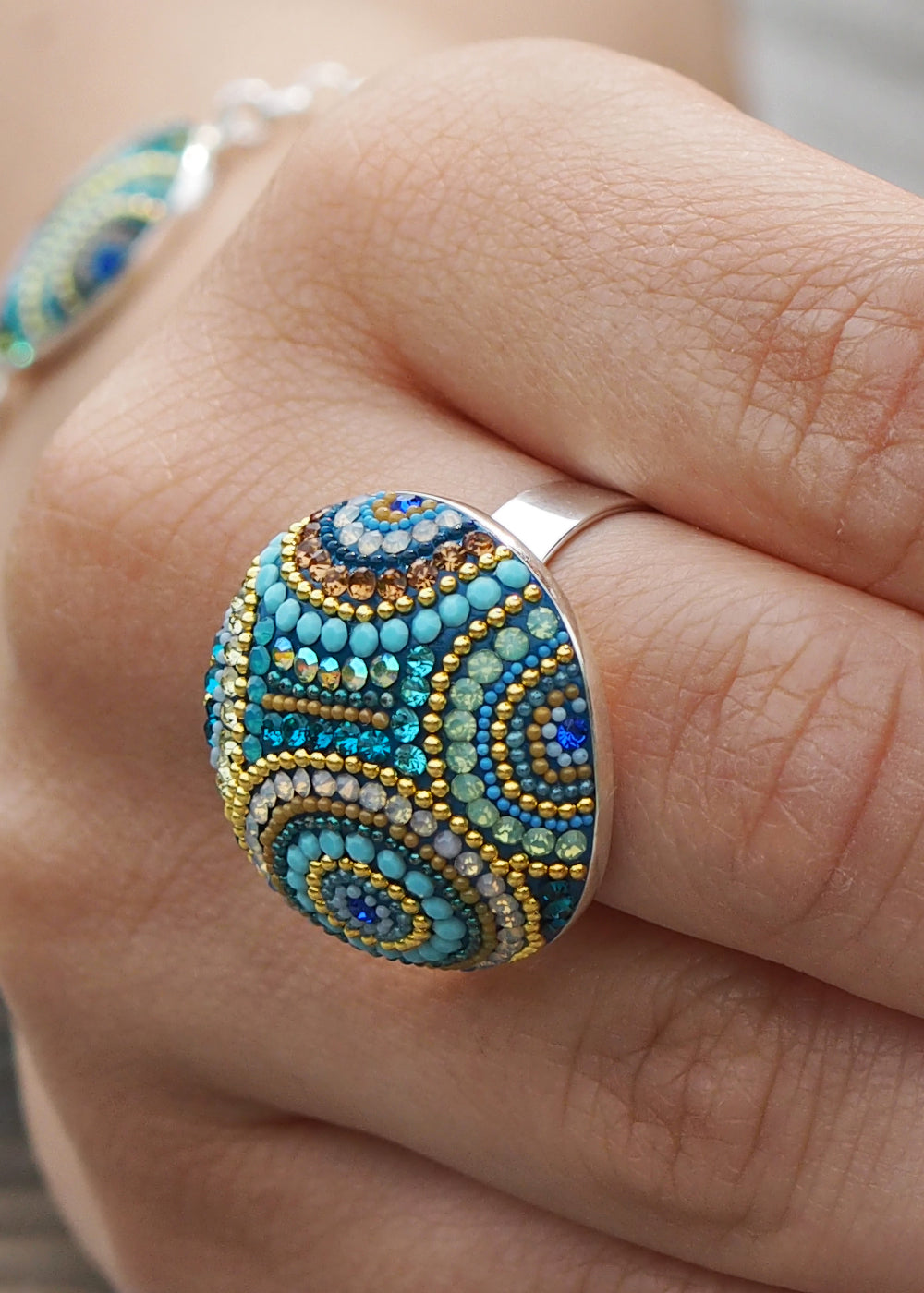 Allegra Amalfi Dream Adjustable Ring