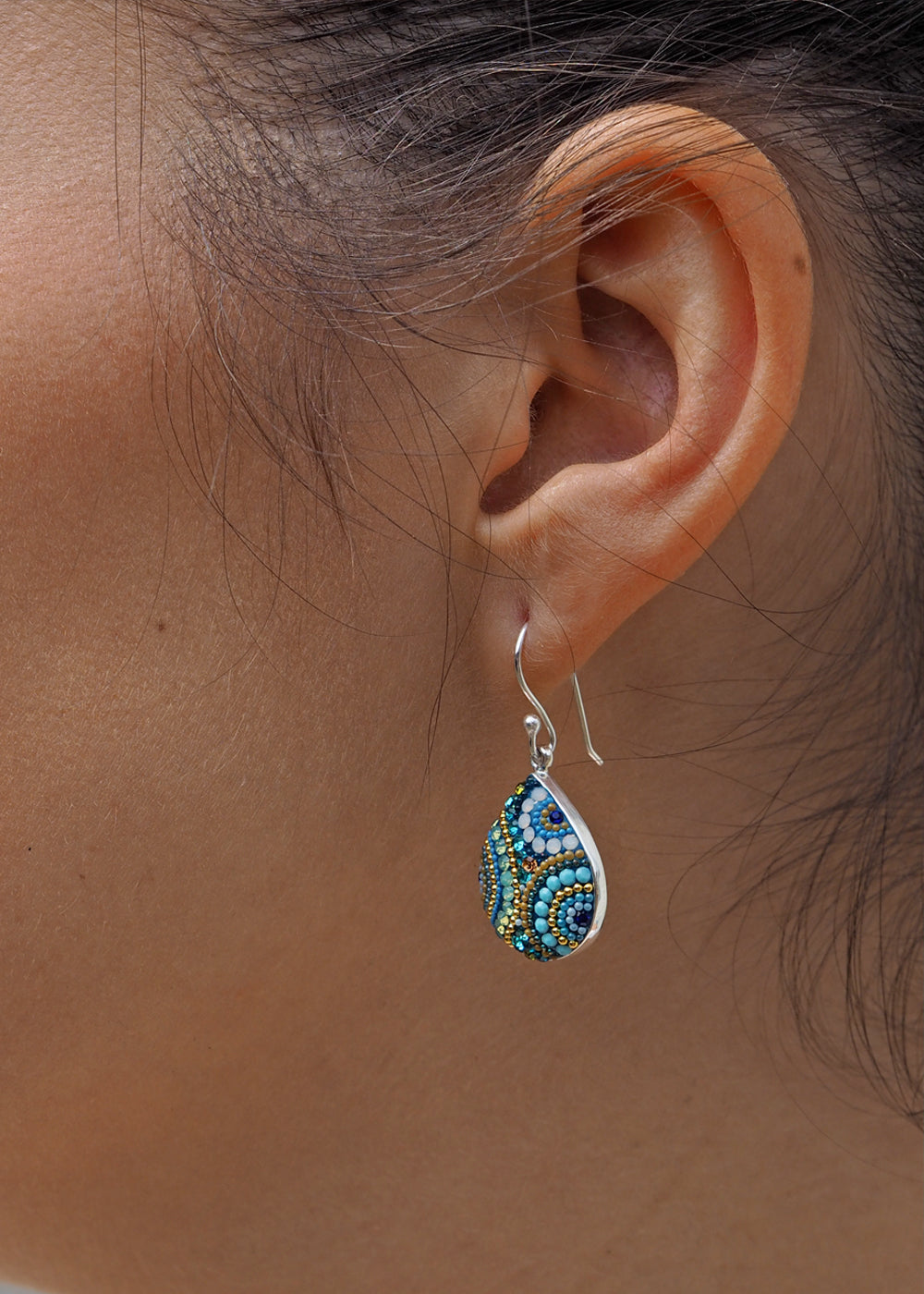 Allegra Amalfi Dream Teardrop Drop Earrings