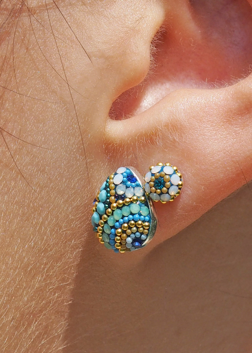 Allegra Amalfi Dream Teardrop Stud Earrings