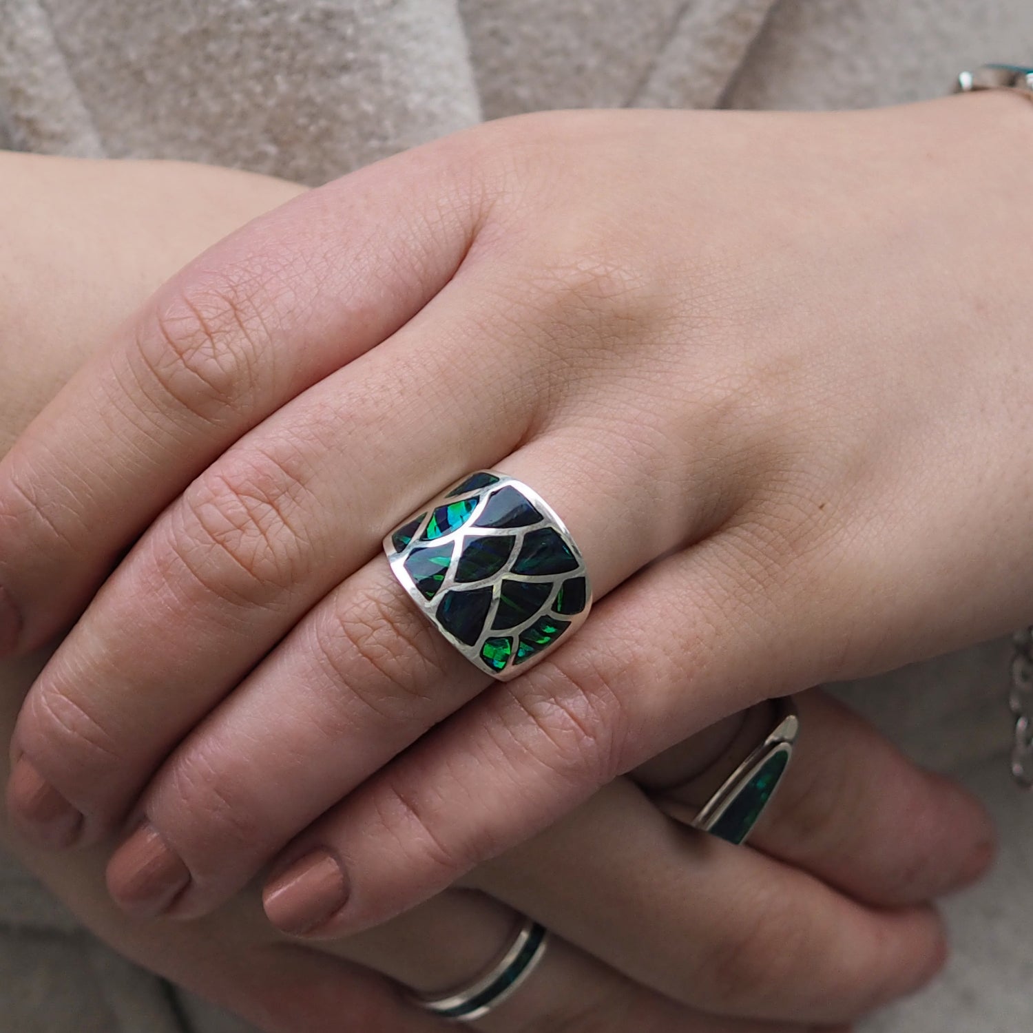 Flinder Guinevere Emerald Ring