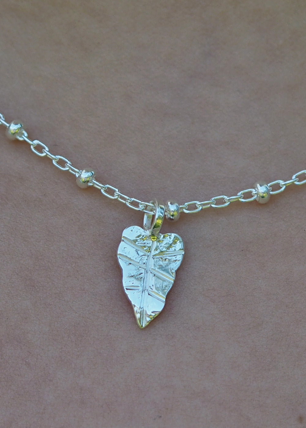 Foresta Tiny Taro Leaf Pendant