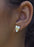Foresta Tiny Taro Leaf Stud Earrings