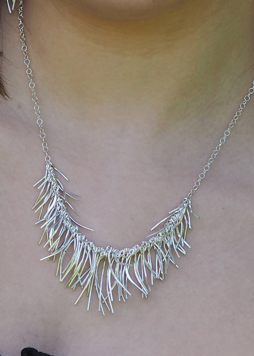 Foresta Rain Silver Necklace