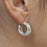 Lattice Hoop Earrings