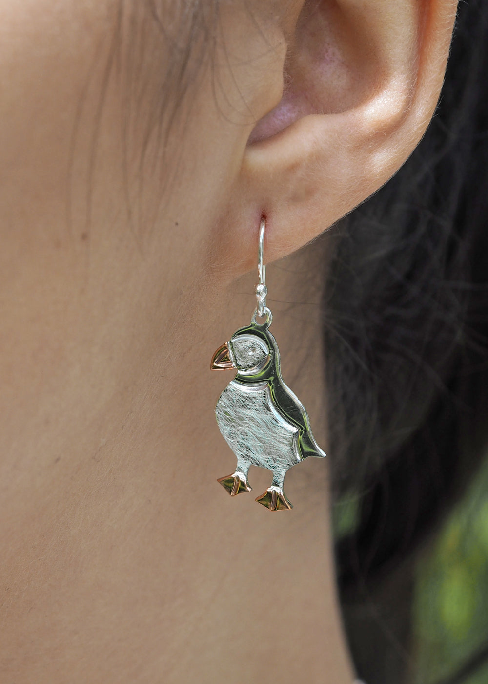 Duet Percy Puffin Drop Earrings