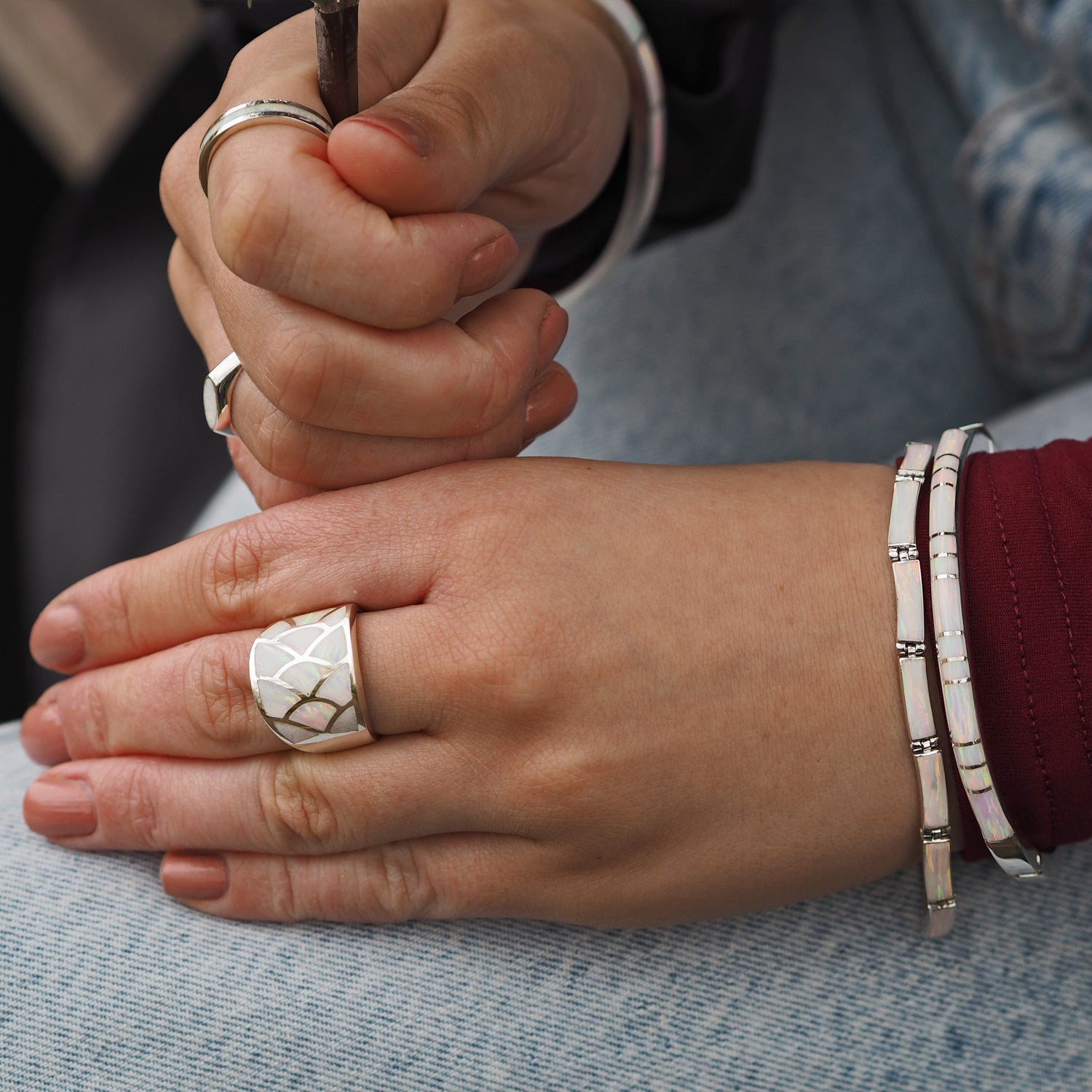 Flinder White Drift Bracelet