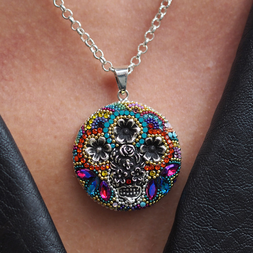 Allegra Catrina Rainbow Disc Pendant