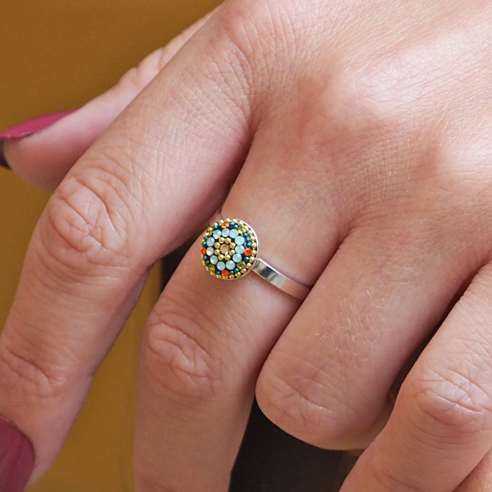 Allegra Vintage Dream Round Mini Ring