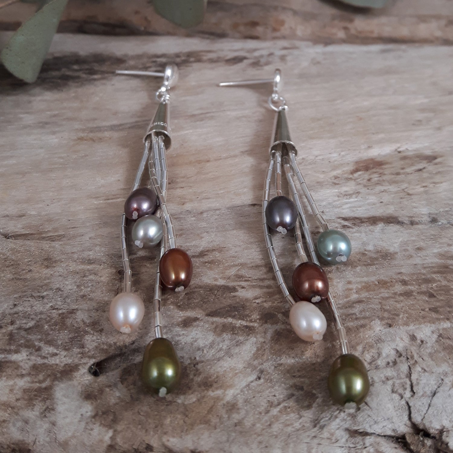 Evelyn Multi Pearl Earrings