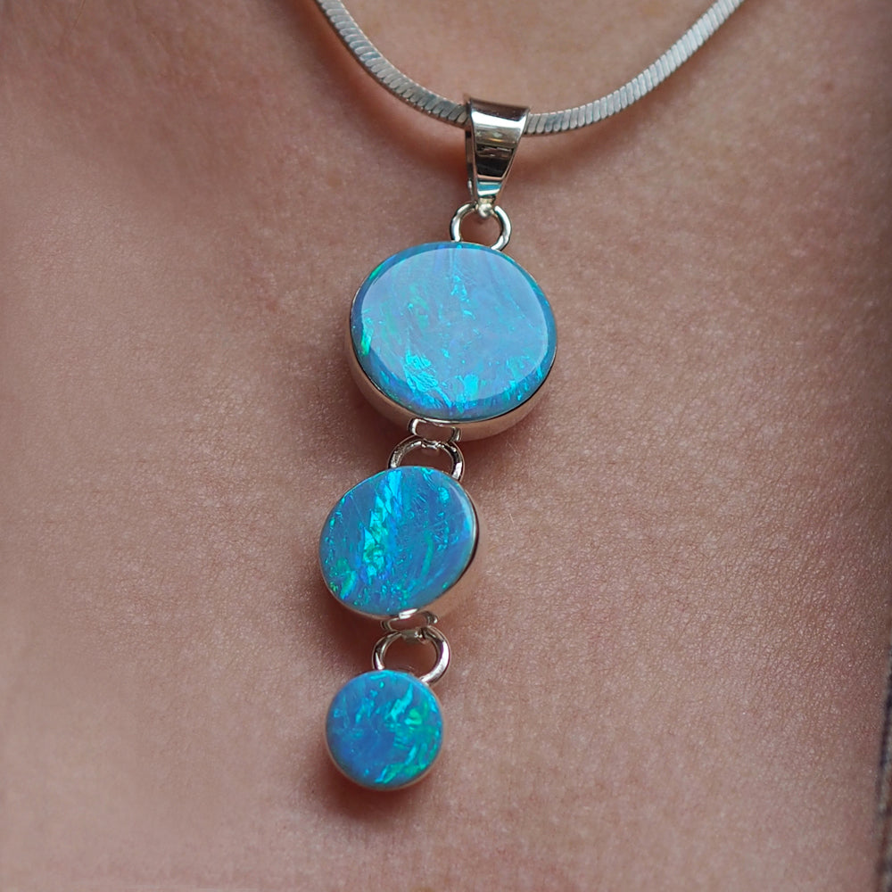 Flinder Turquoise Dotty Pendant