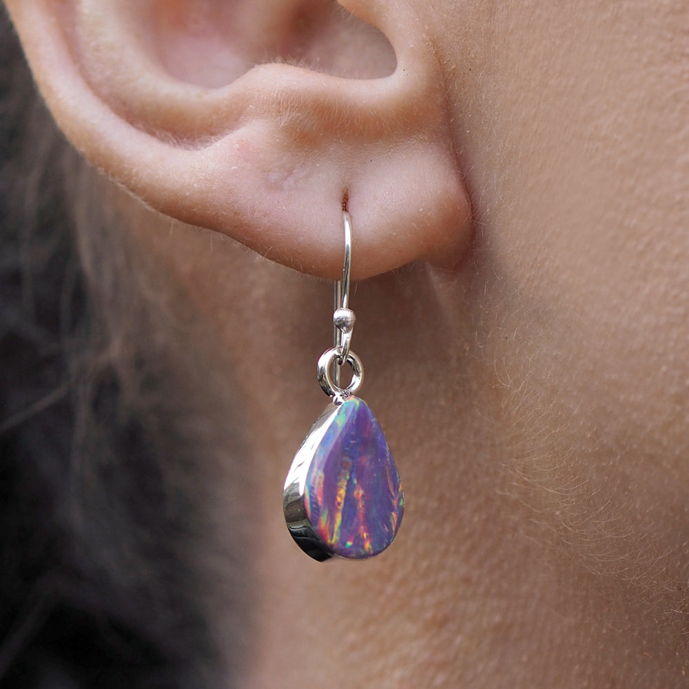 Flinder Lavender Renoir Drop Earrings