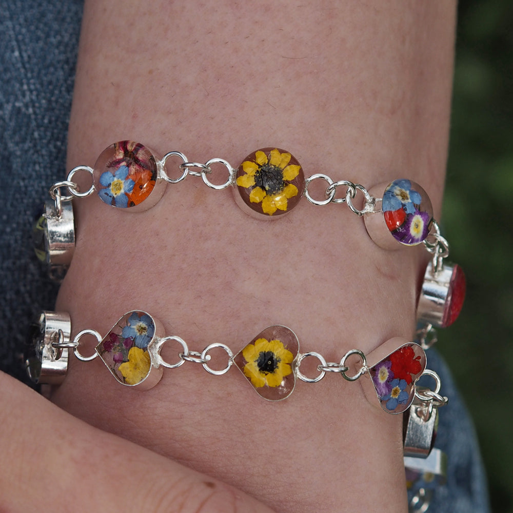 Flores Heart Multi Medium Bracelet