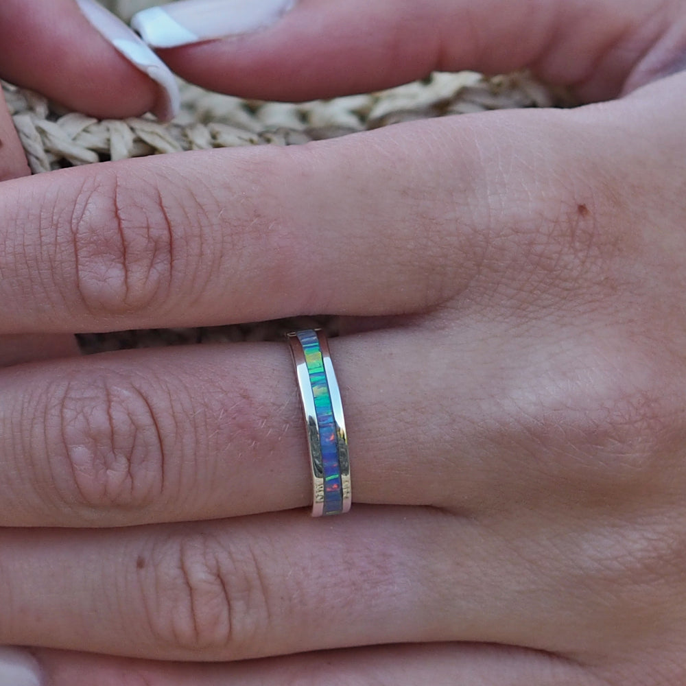 Flinder Lavender Opal Ring