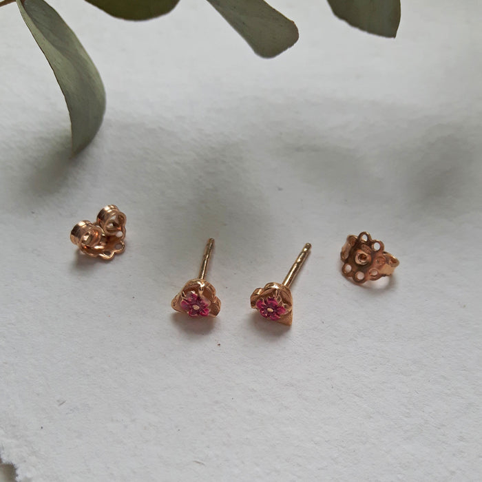 Barbara Haas Fiorellina Rose Au Heart Studs