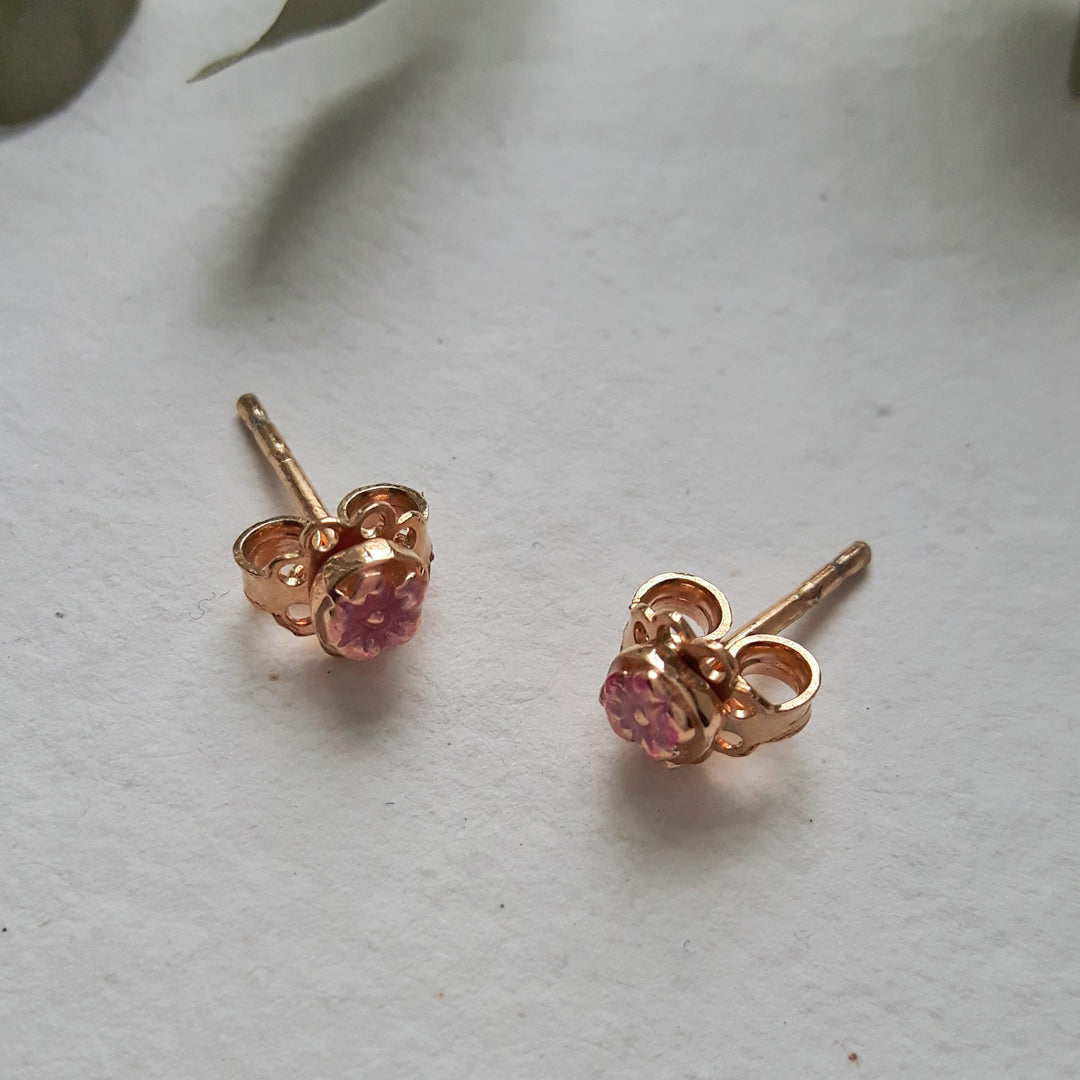 Barbara Haas Fiorellina Rose Au Round Studs B