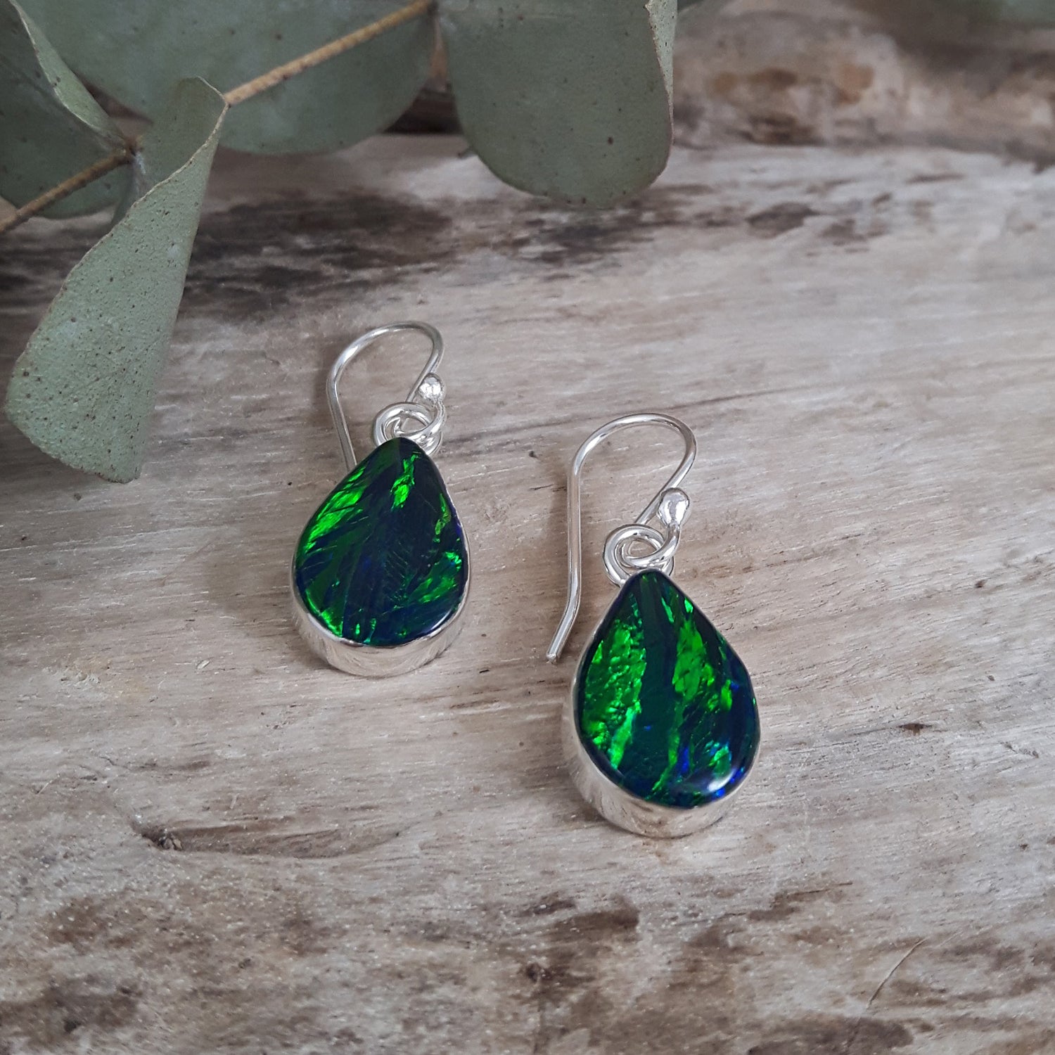 Flinder Emerald Renoir Drop Earrings