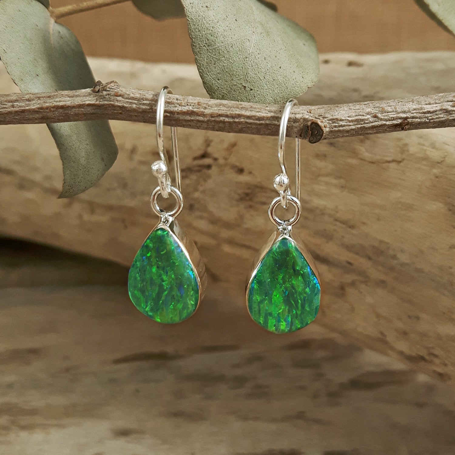 Flinder Green Renoir Drop Earrings