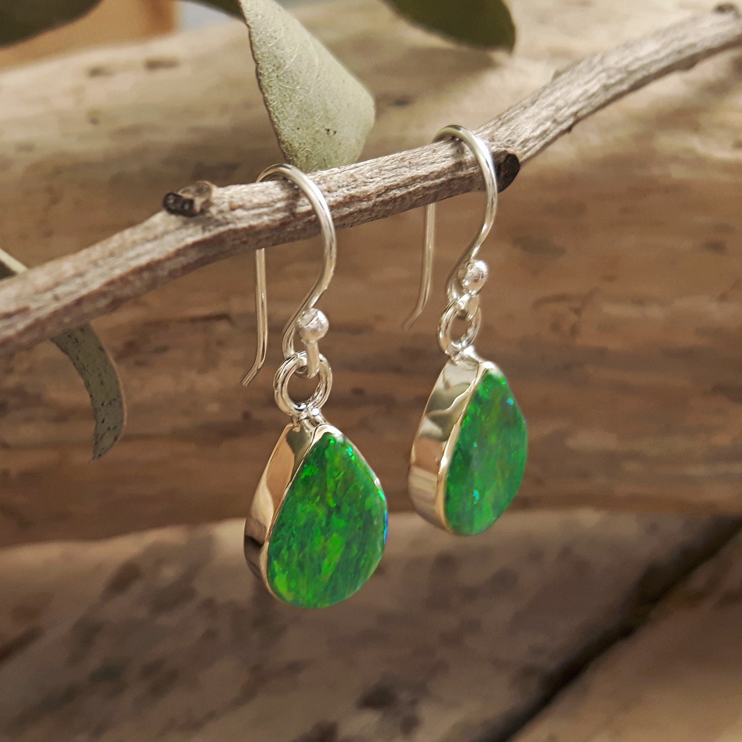 Flinder Green Renoir Drop Earrings