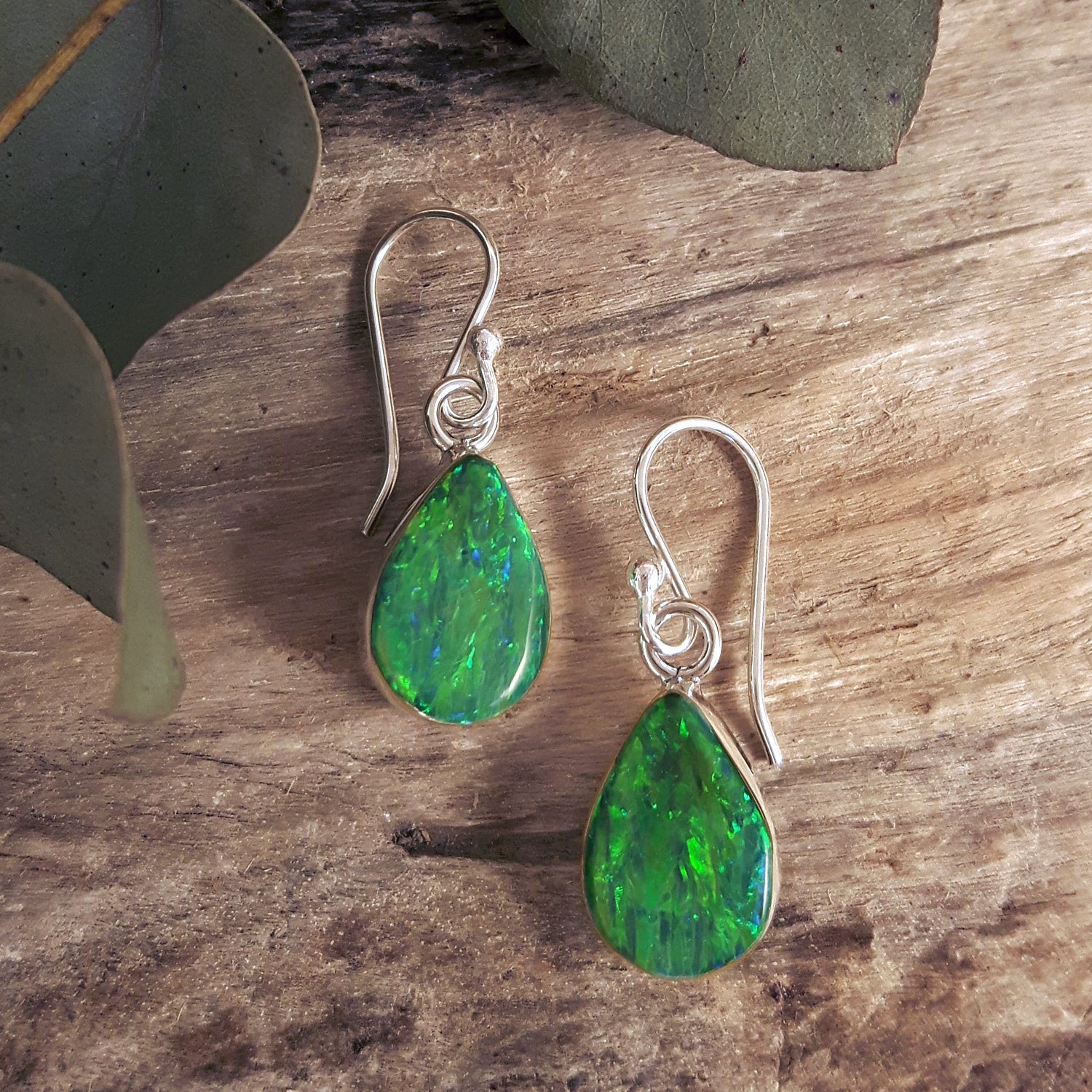 Flinder Green Renoir Drop Earrings