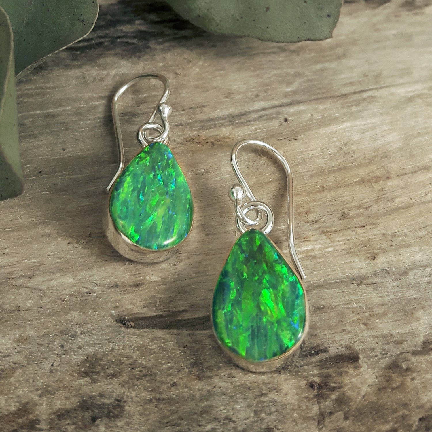 Flinder Green Renoir Drop Earrings