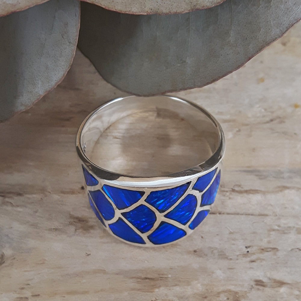 Flinder Guinevere Blue Ring