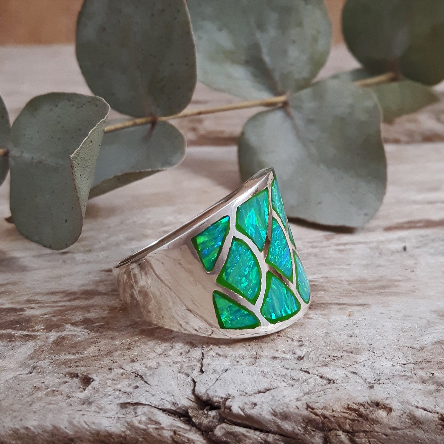 Flinder Guinevere Green Ring