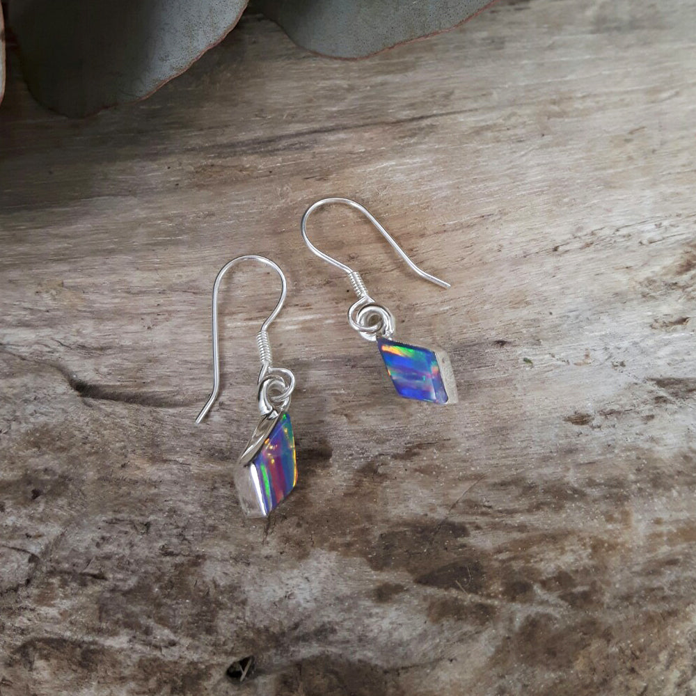 Flinder Lavender Kite Drop Earrings