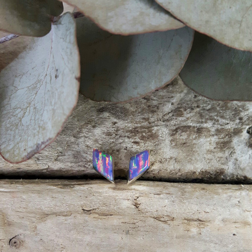 Flinder Lavender Kite Stud Earrings