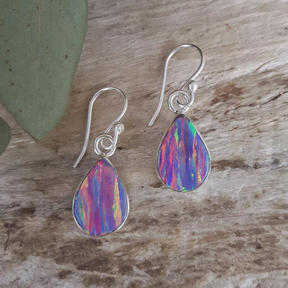 Flinder Lavender Renoir Drop Earrings