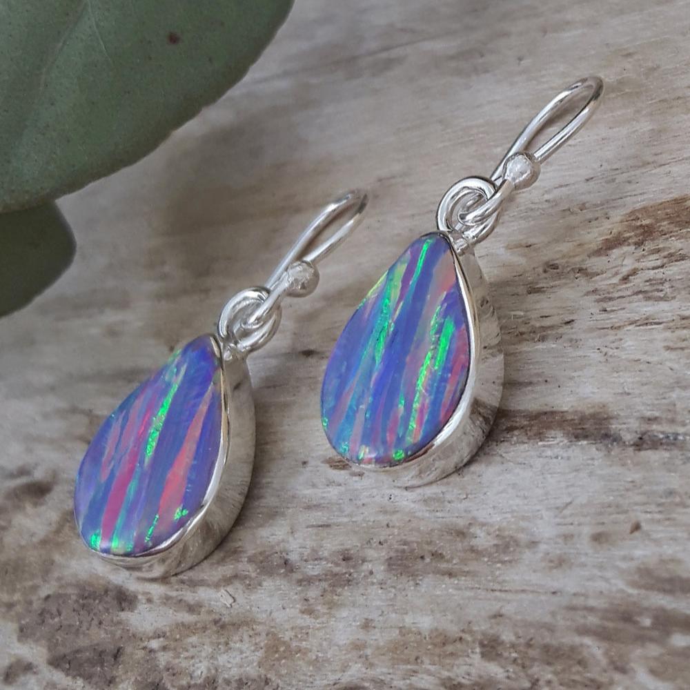 Flinder Lavender Renoir Drop Earrings