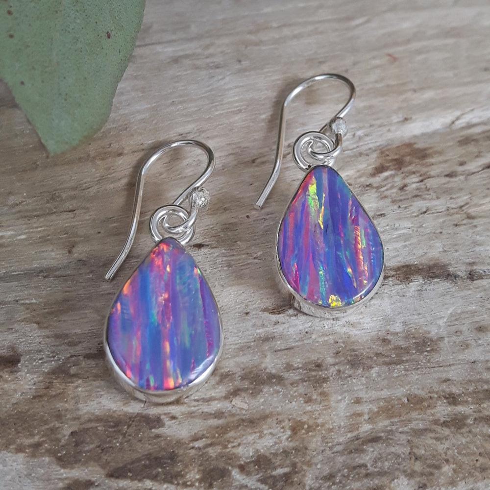 Flinder Lavender Renoir Drop Earrings