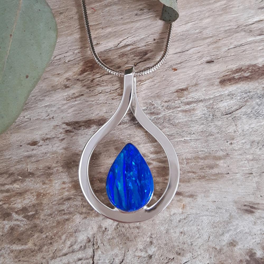 Flinder Blue Renoir Pendant